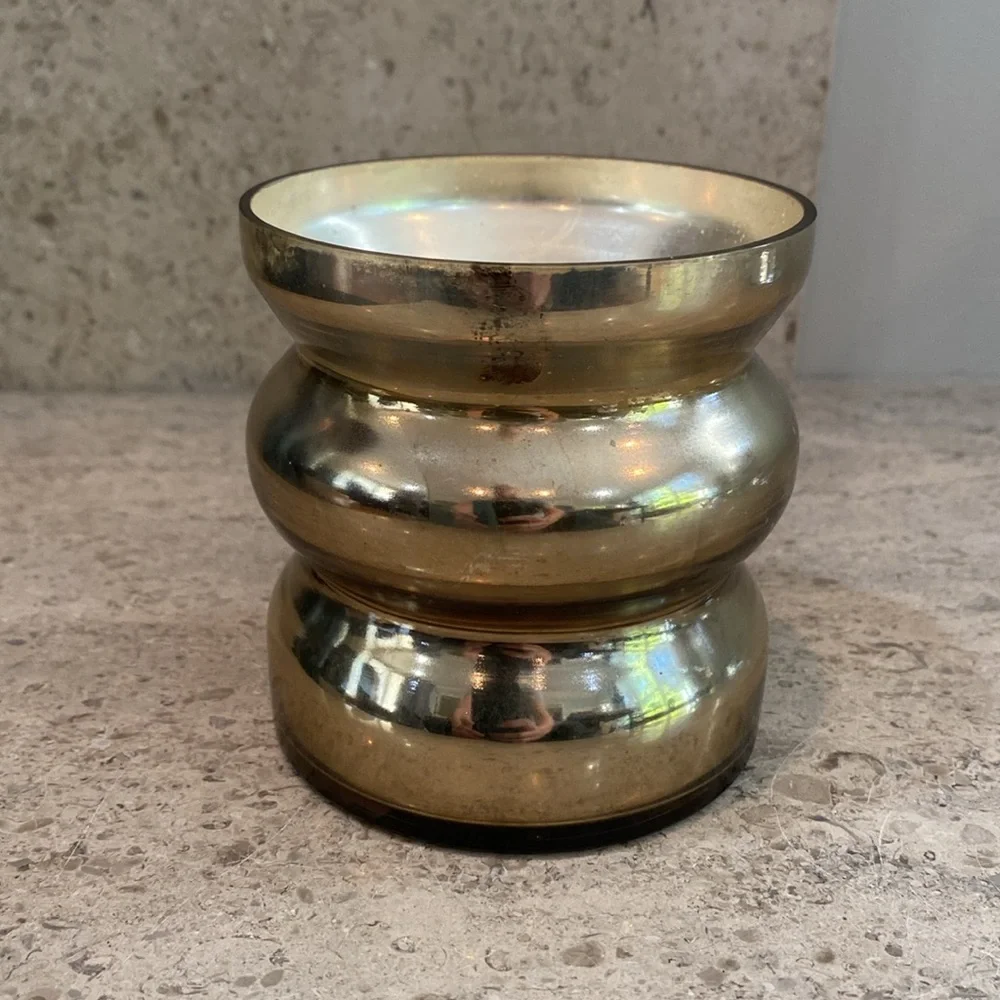 West Elm Glass Candle